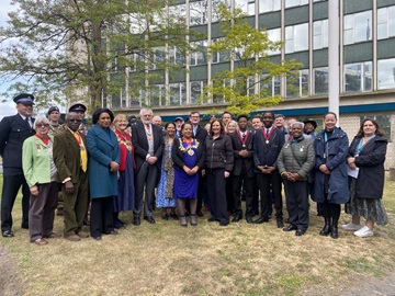 80th Anniversary of VE Day marked with flag raising ceremony