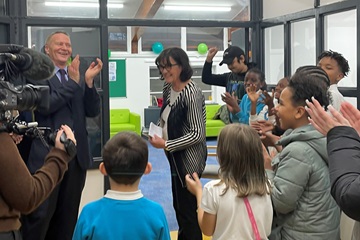 Fourth Family Hub opened by Councillor Barnham and Councillor Millbank in Honor Oak