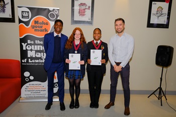 Rosanna, Olivia, Femi and Damien Egan. 