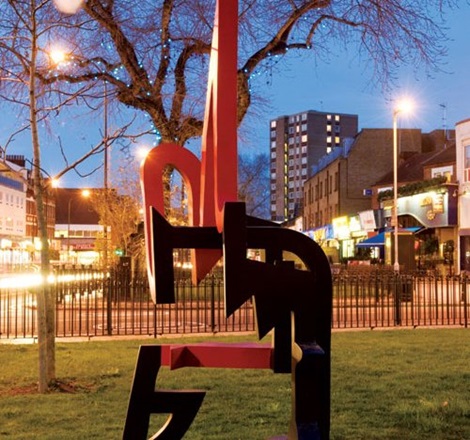 An image of catford public art, chariot