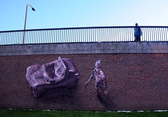 image of public art in deptford