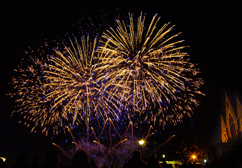 Fireworks from the 2019 Blackheath Firework display