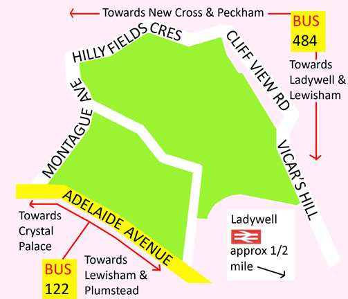 Map of Hilly Fields