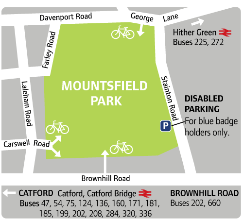 Peoples Day - map of Mountsfield Park