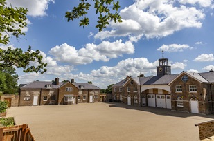 Internal view of the stable yard in Beckenham Place Park