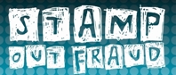 Stamp out fraud poster