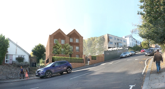 Street view of proposed Cannonbie Road development