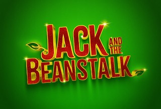 Jack and the Beanstalk in red text against a green background