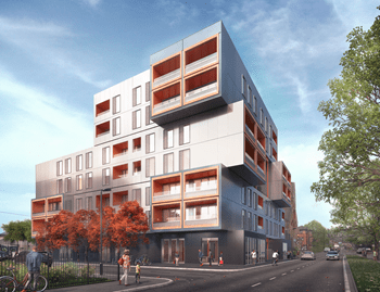 image of new funded building on edward street