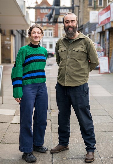 Asher and Holly, new operators of The Castle Catford.