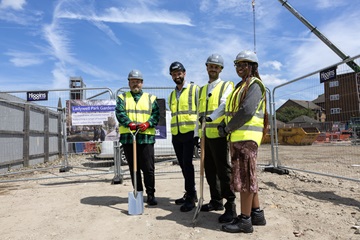 Construction starts on 100% affordable housing development at Ladywell Park Gardens