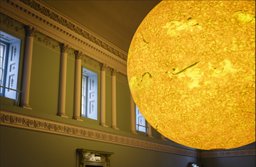Step into the sun: Luke Jerram's 'Helios' lights up Lewisham for Downham Centenary