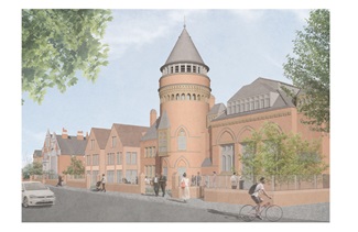 Visualisation of the Ladywell Playtower restoration.