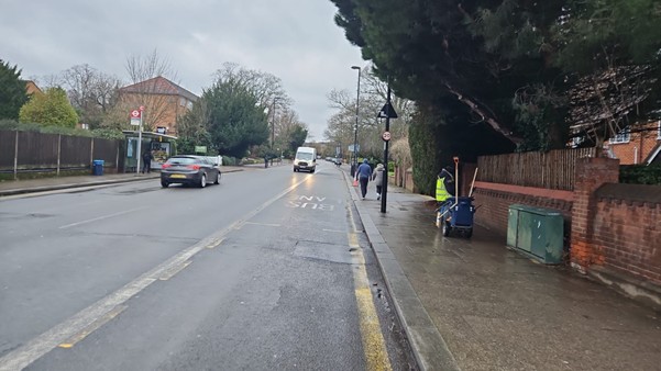 Westwood Hill - Church to No. 4A Bus lane